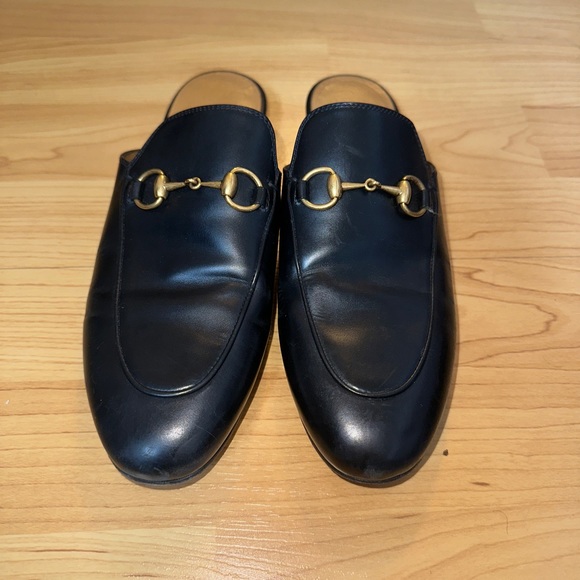 Gucci princetown 36.5 slides black LIKE NEW - Picture 2 of 7
